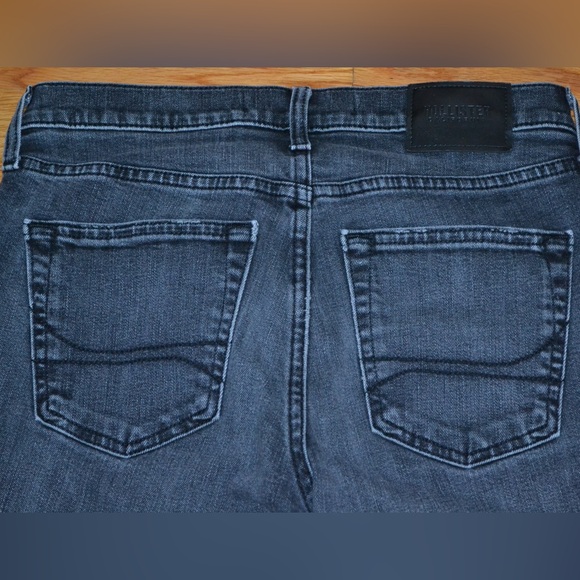 Men’s Hollister faded black denim skinny jeans, size 29”x30” - Picture 9 of 14